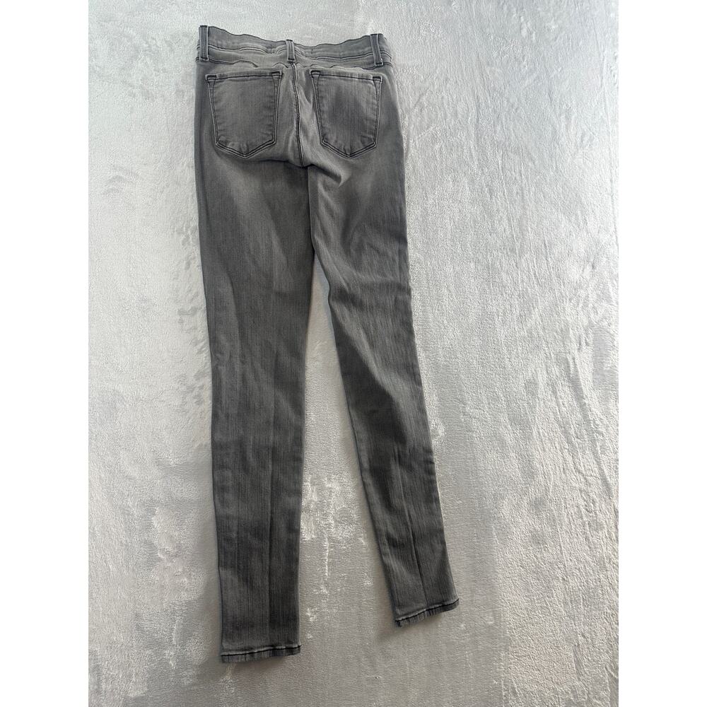 J Brand Super Skinny Onyx Gray Jeans - Size 26 - Premium Stretch Denim - Picture 7 of 10